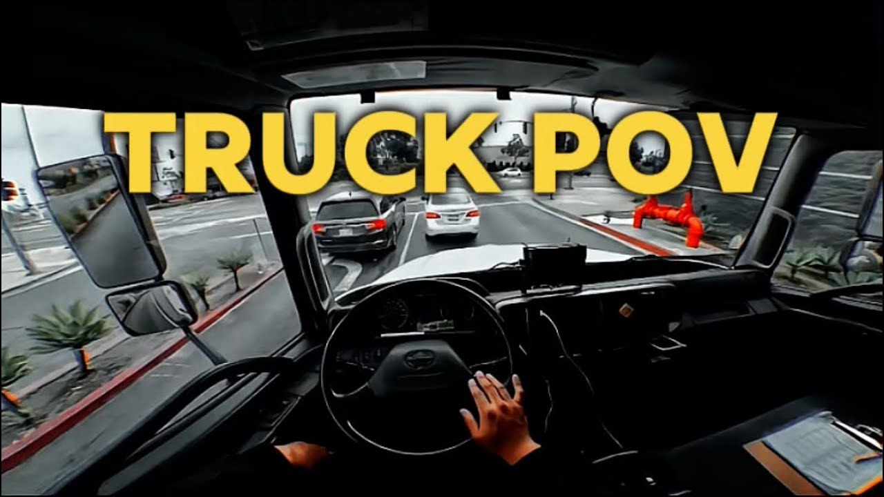 POV: DELIVERING FROM SOUTH GATE TO BELL IN MY BOX TRUCK [V12 ENGINE COZY DRIVING]