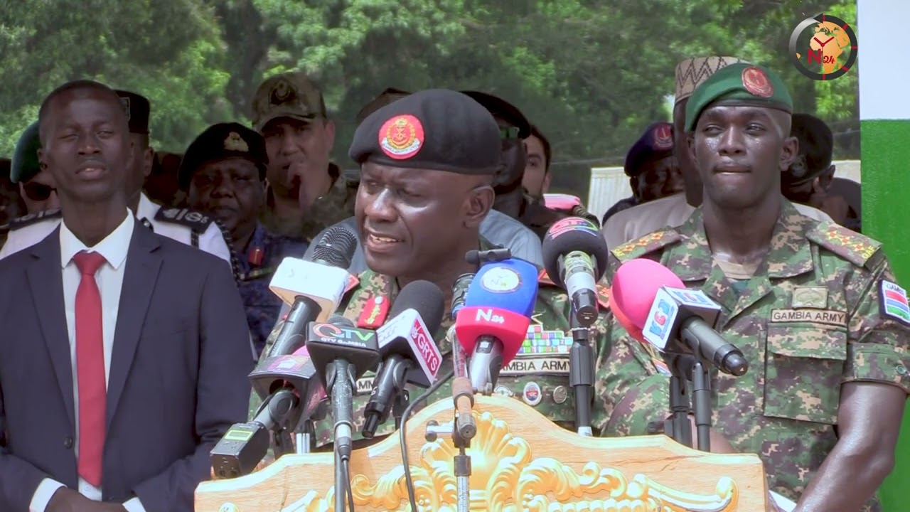 #Gambia Armed Forces GAF recruits  intake 38 graduation ceremony was held at Fajara Barracks#
