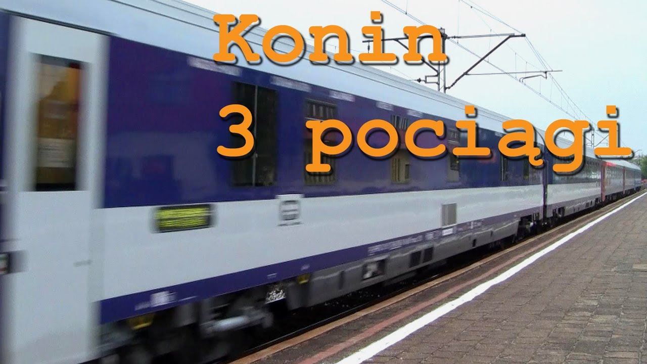 Trains / Pociągi towarowe i pasażerskie w Koninie