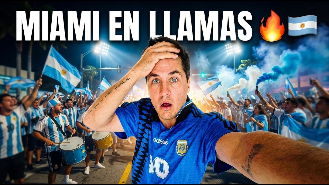 ¡Arde la Copa América! La hinchada Argentina 🇦🇷 PRENDE FUEGO MIAMI 🔥