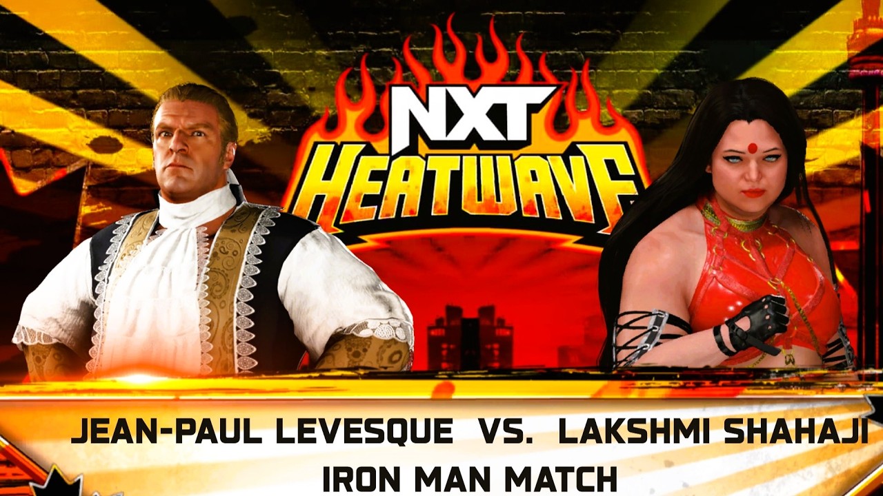 WWE LIVE MATCH : LAKSHMI SHAHAJI VS JEAN-PAUL LEVESQUE | WWE NXT HEATWAVE MATCH 135