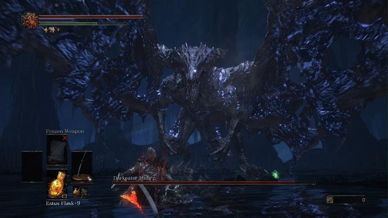 DARK SOULS III No Vigor run Darkeater Midir Tmarkz