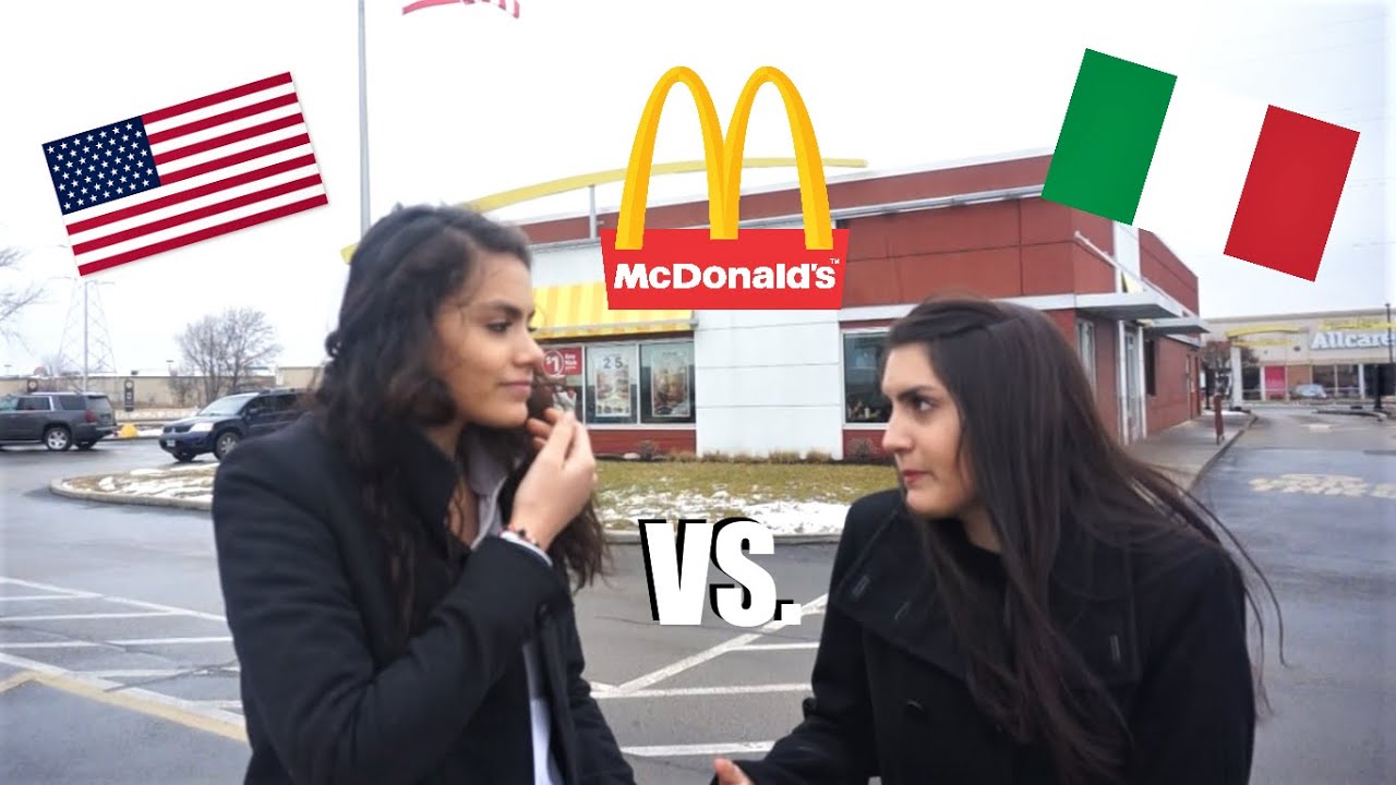 American vs. Italian McDonald's || it's COMPLETELY different