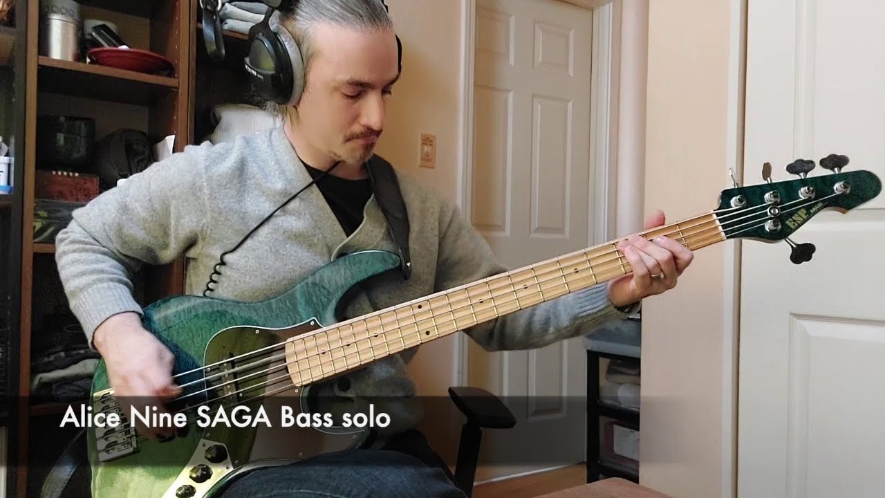 Alice Nine SAGA ベースソロ(bass cover) by Fab
