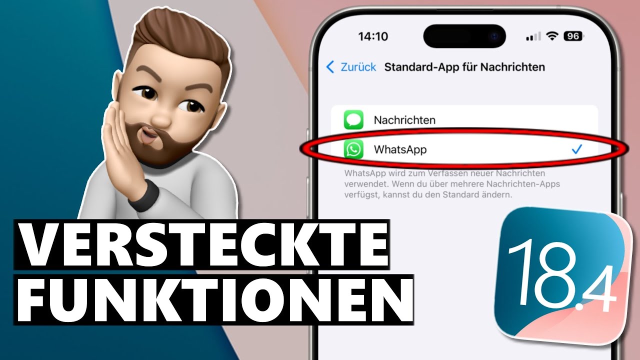 Versteckte Funktionen von iOS 18.4