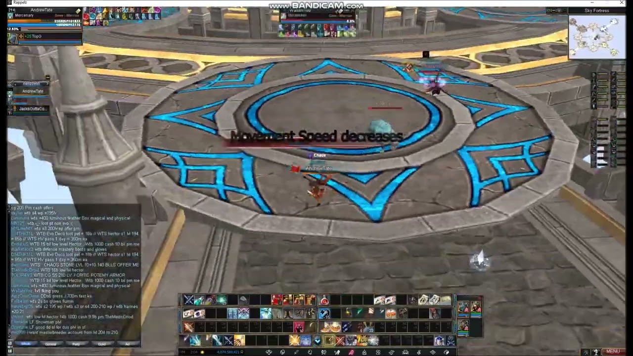 Rappelz 9.8 - Sigma Merc vs Beta Threat Zerk