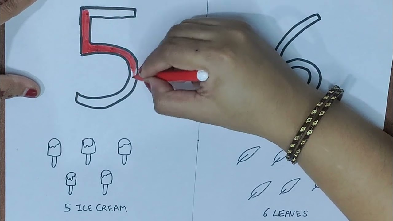 Let's Learn the numbers 5 & 6 with their quantification😃