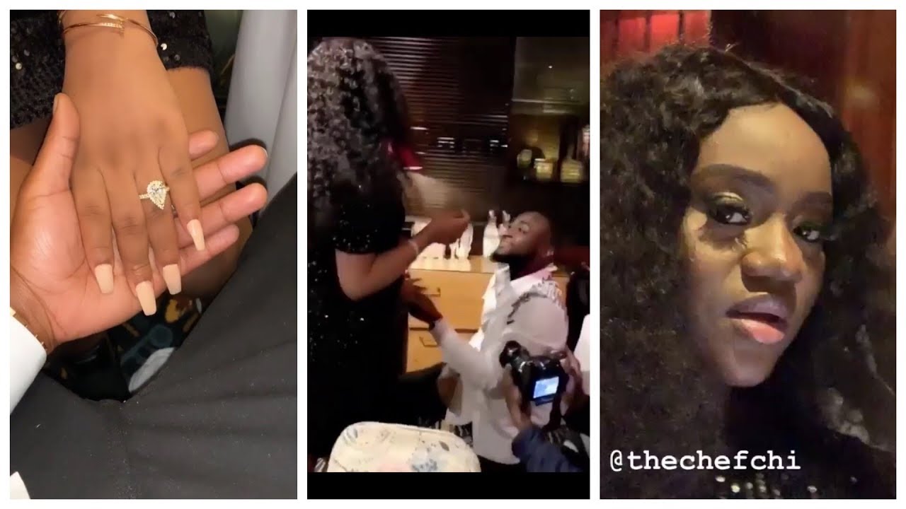 Davido Finally Take Pregnant  Chioma As His Wife As He proposed in London ( FULL VIDEO)