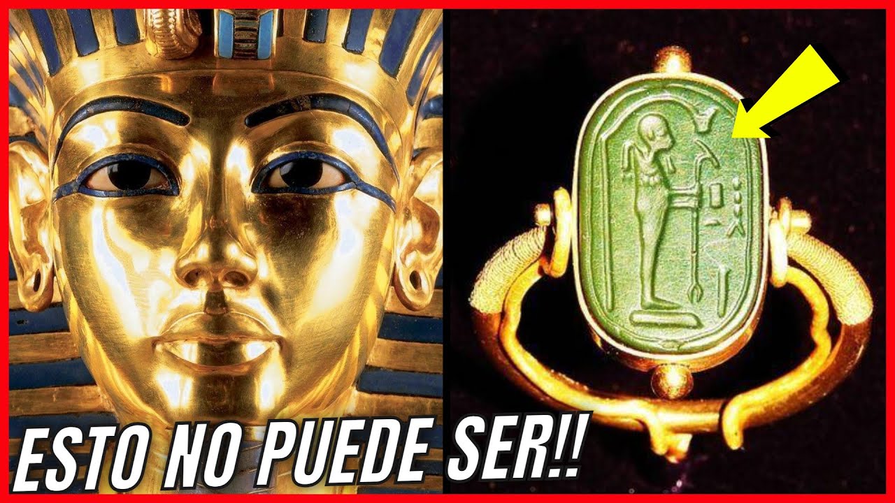 🔶 TUTANKAM&Oacute;N ten&iacute;a un 💍👽 ANILLO EXTRATERRESTRE??