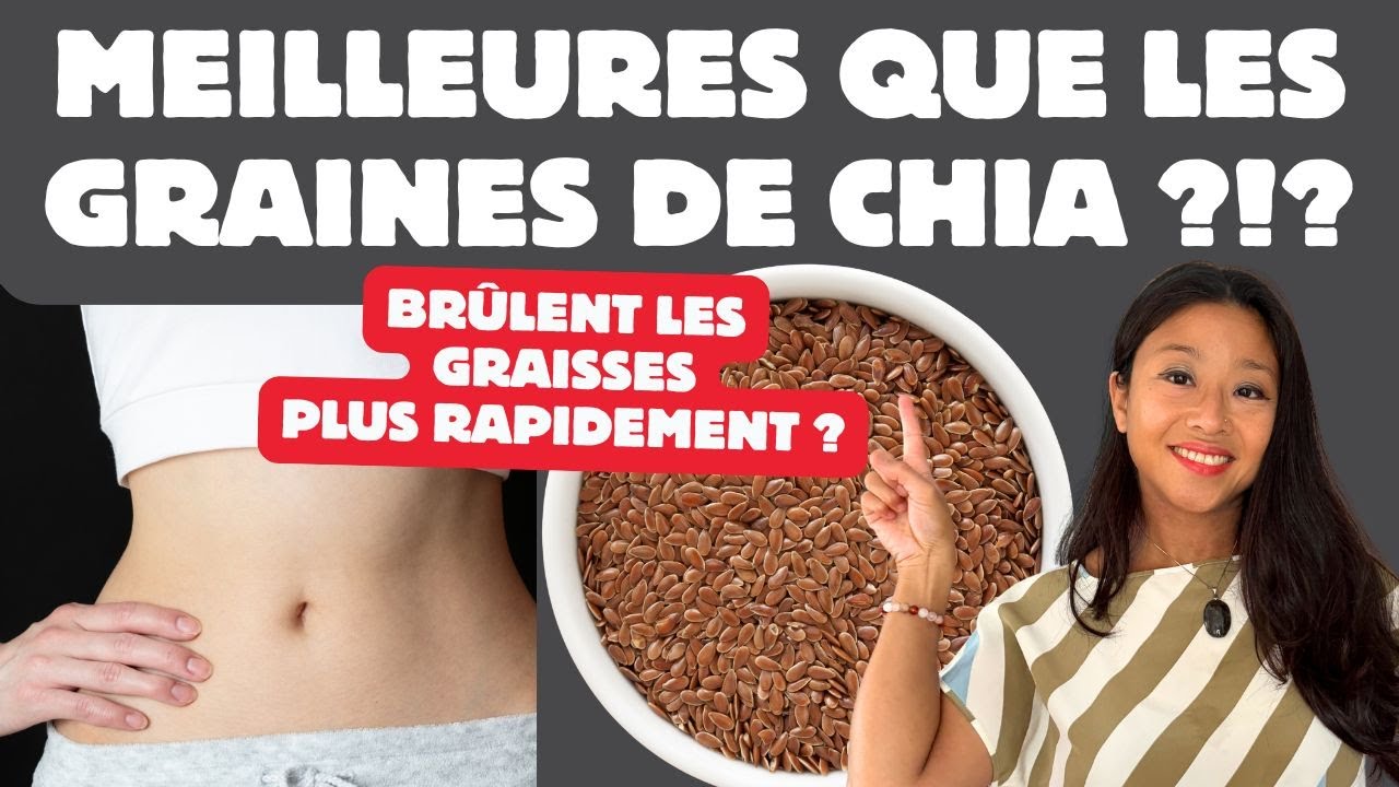 Plus efficaces que les GRAINES DE CHIA ? Ces graines brûleraient la graisse abdominale 2× plus vite