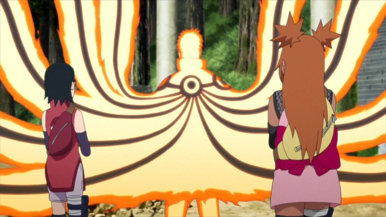 Naruto saves Sarada and Chouchou from kidnapping | ナルトはサラダとシュシュを誘拐から救う