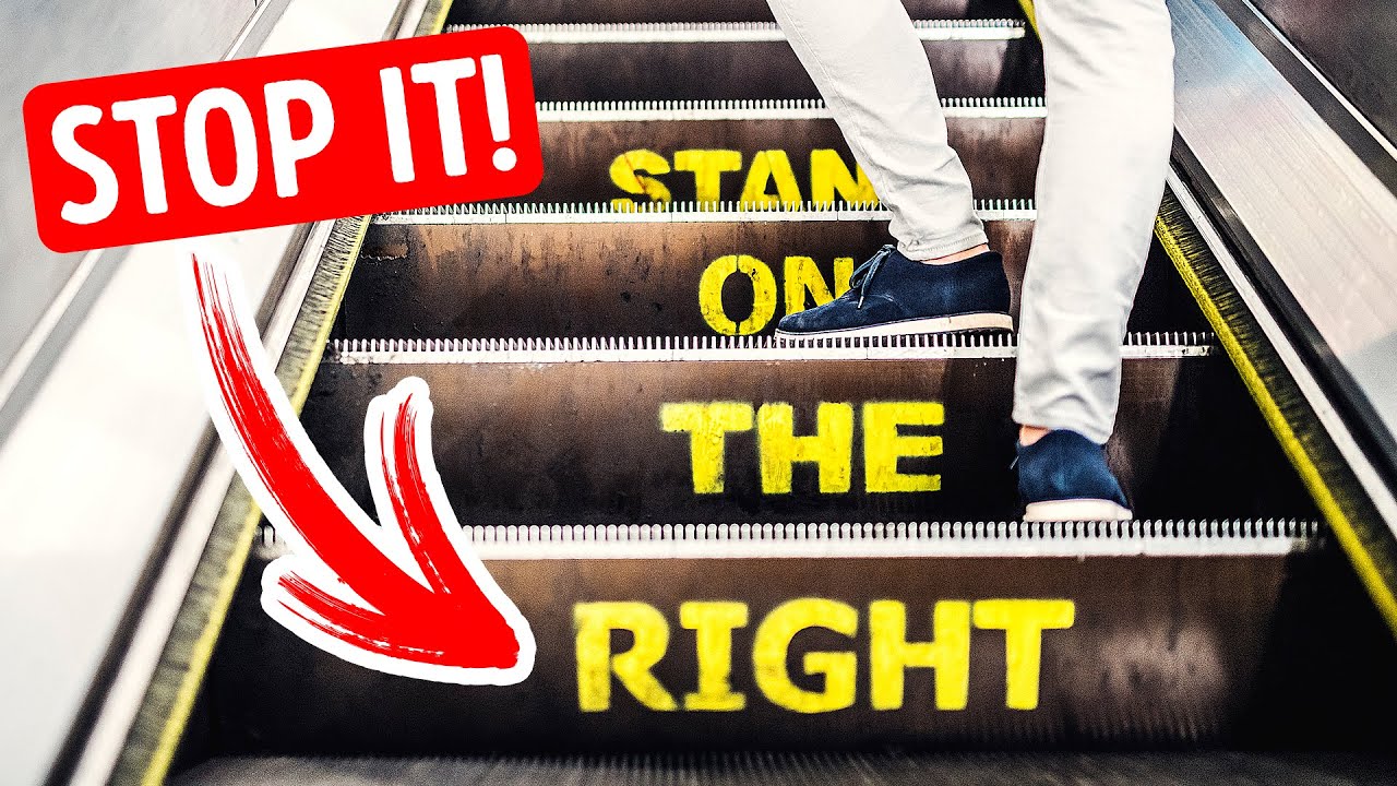Why People Should Stand on Escalators Side by Side