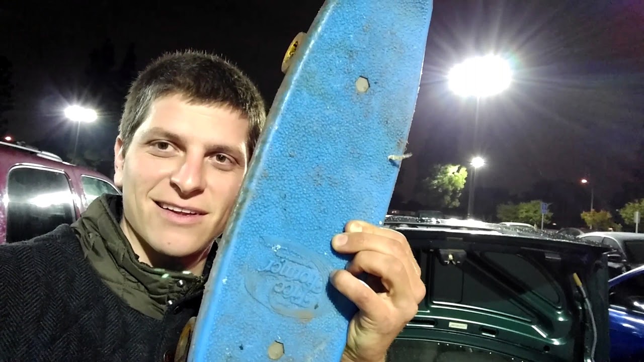 vintage plastic skateboard 70s