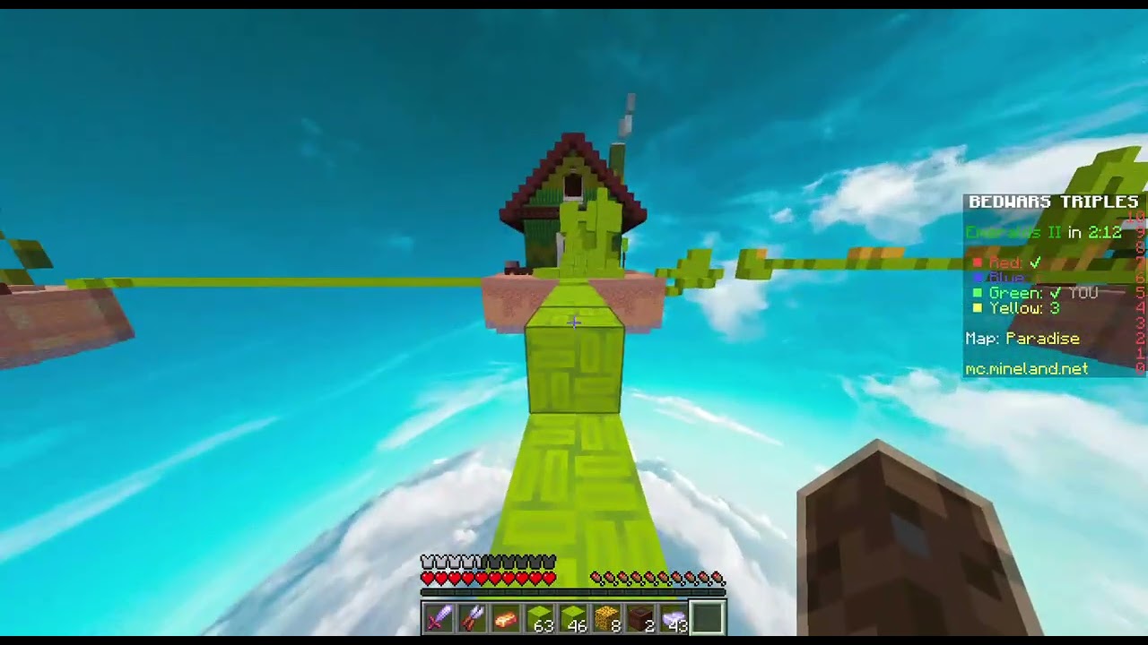 Minecraft  1 21 4   bed wars اطول قيم العبة في حياتي😤