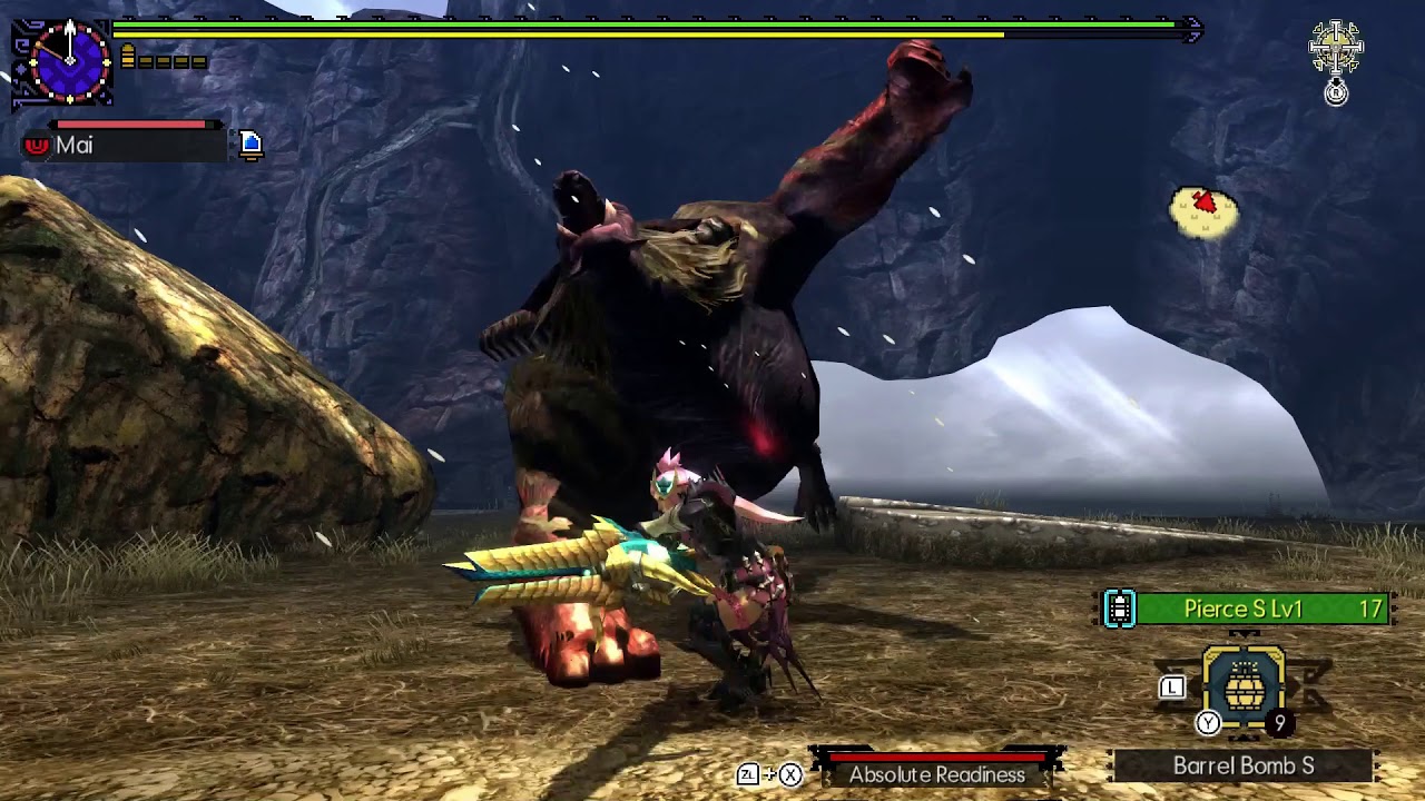 【MHGU MHXX】G4☆ Furious Rajang Event 激昂したラージャン DLC HBG ¤2:37¤