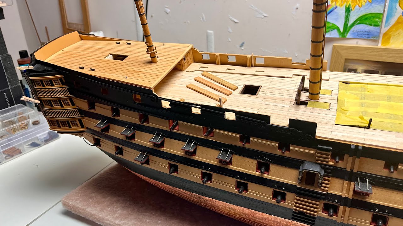 The Most Difficult Model Ship To Ever Build - 1:72 HMS VICTORY #07