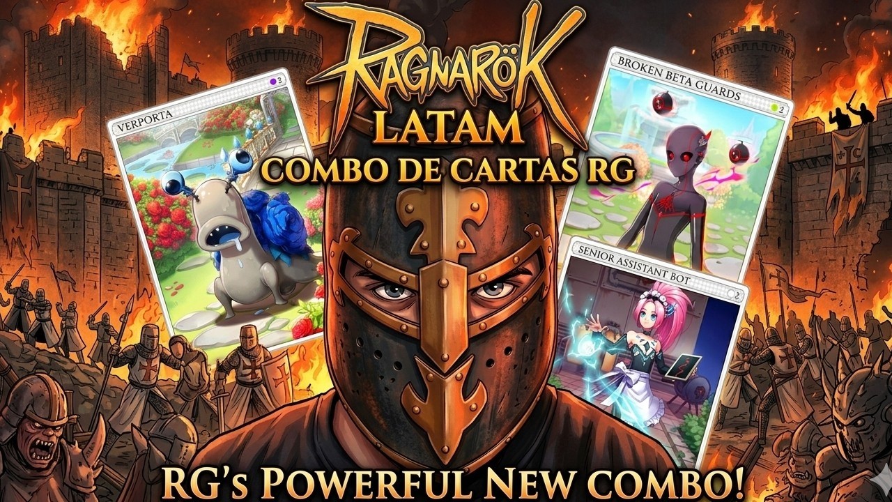 Ragnarok Latam - Guardi&atilde;o Real Disparo / Toque (Testando as Cartas Novas)