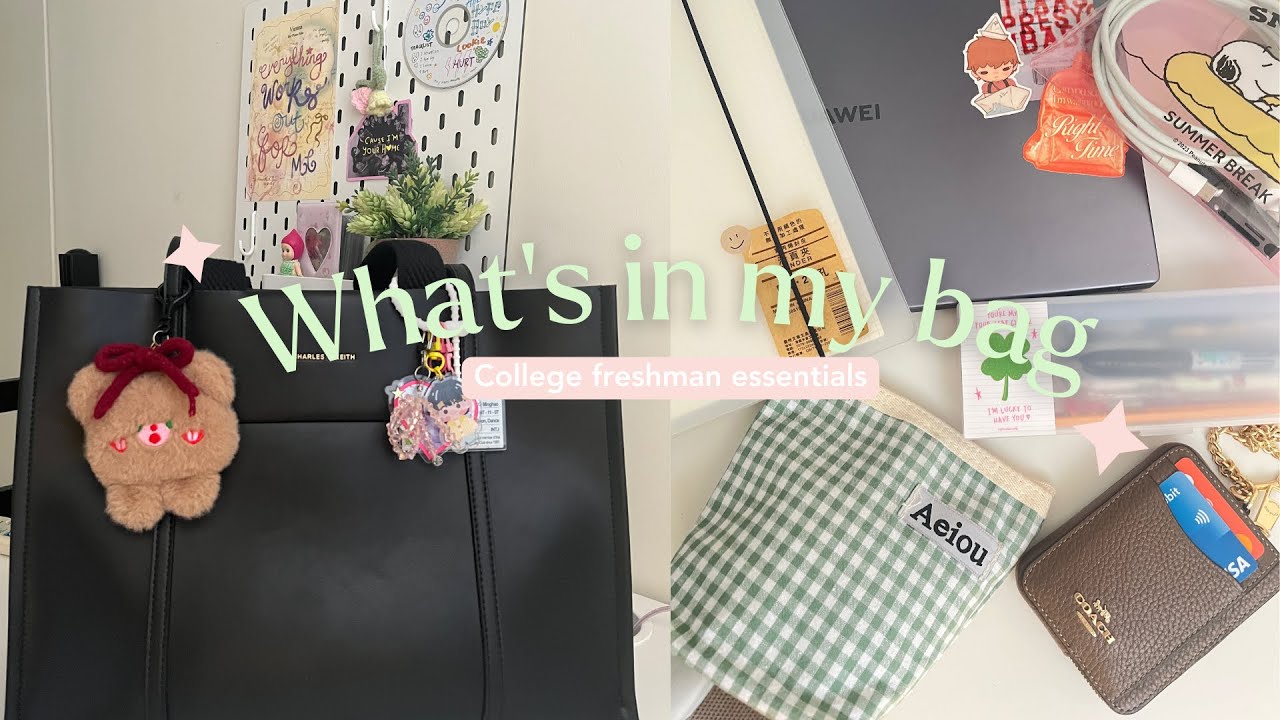 What’s in my bag 2024 👜 uni bag tour, unboxing, school essentials and haul