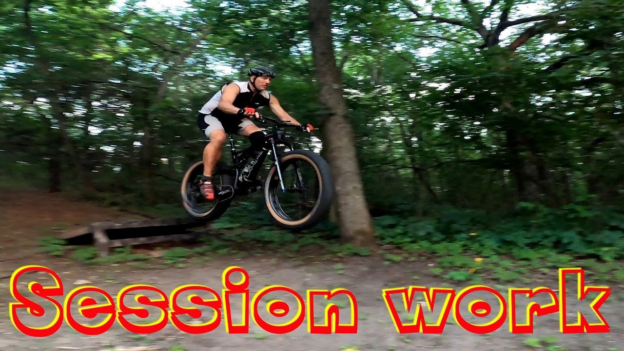 Session at Nathins: Practice makes better! Check out chain slap on the final jump