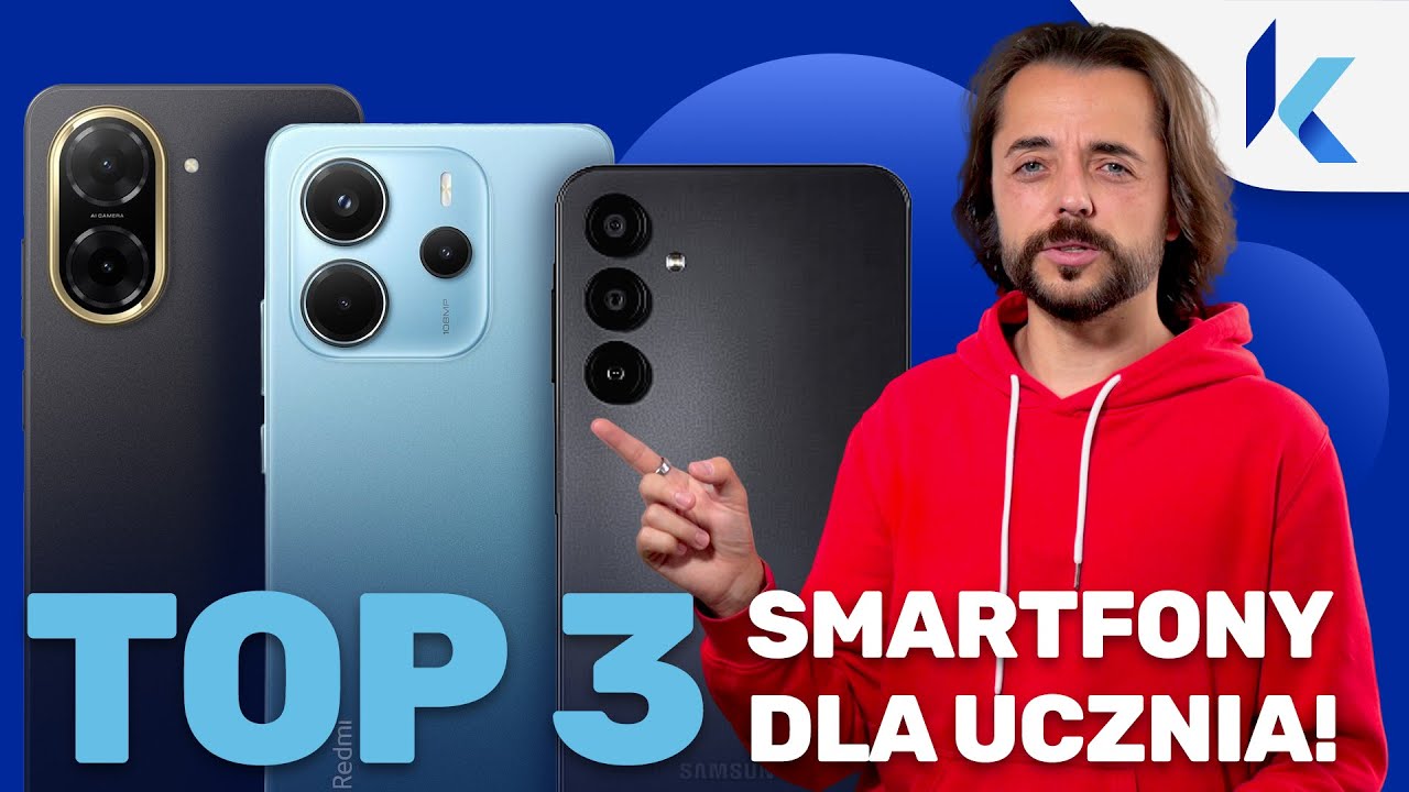 TOP 3 smartfony dla ucznia studenta | 2025