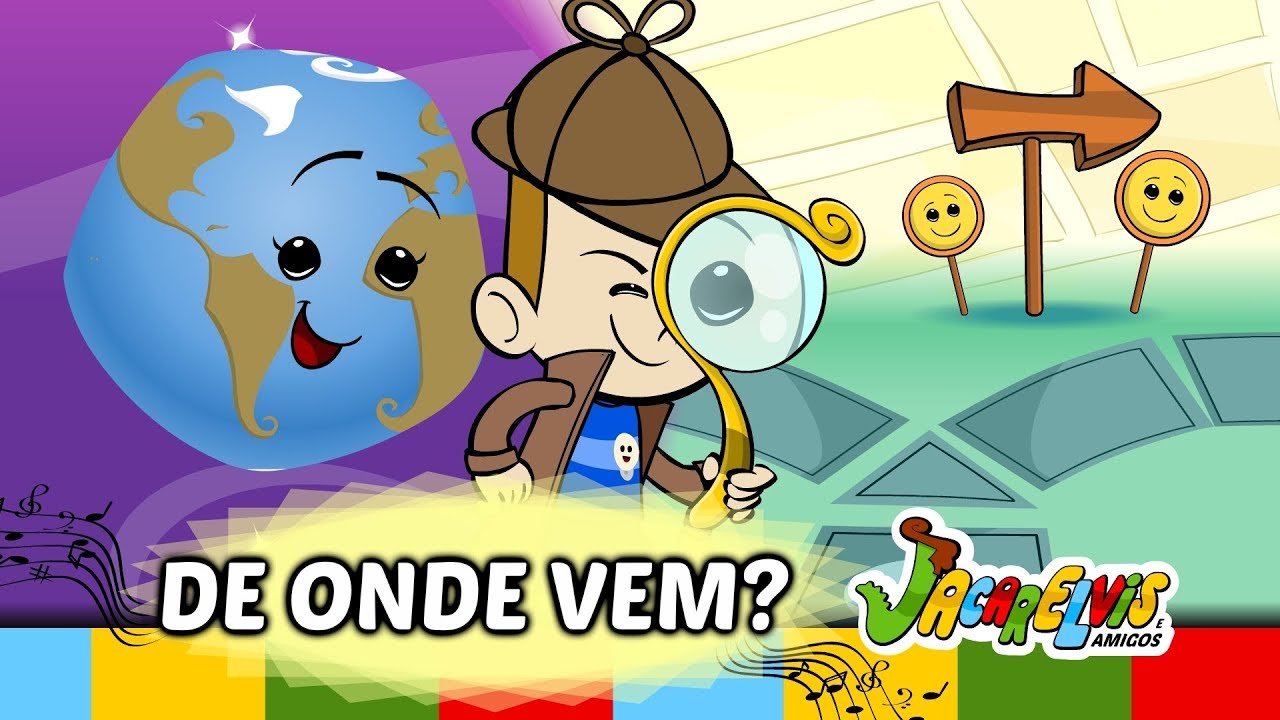 Desenho Infantil Educativo: DE ONDE VEM? - Jacarelvis e Amigos (vol.03)