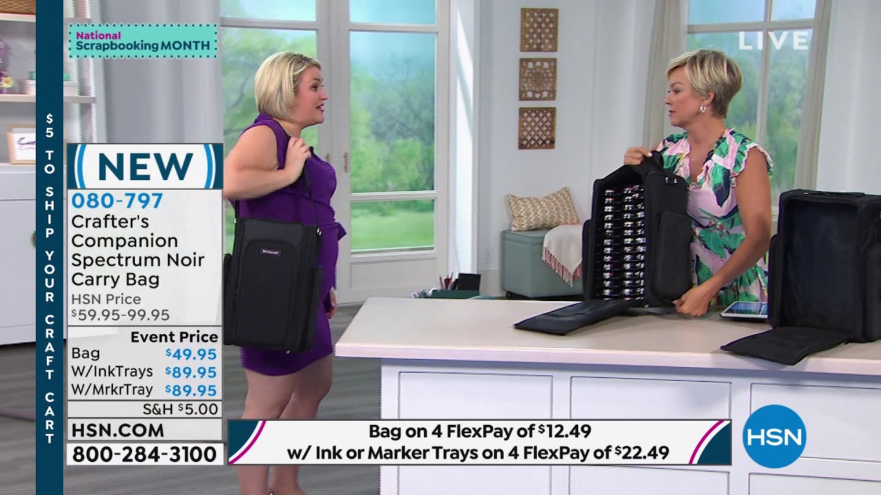 Crafter's Companion Spectrum Noir Carry Bag with 14 Ink ...