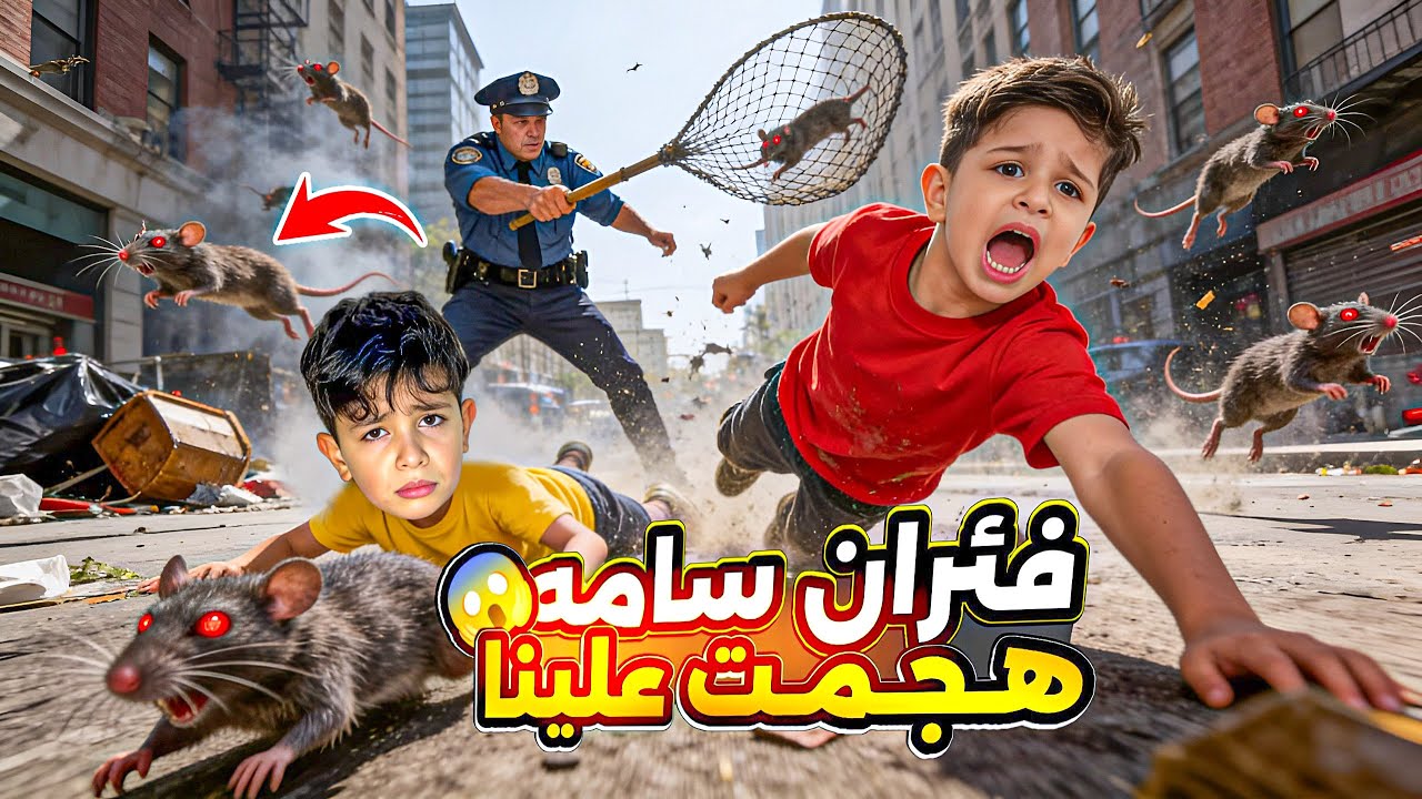 تحذير ⚠️ من فئران 🐀 سامة منتشرة في أنحاء المدينة شفنا شكلها بخوف وعملنا خطط لنتخلص منها ‼️😩 