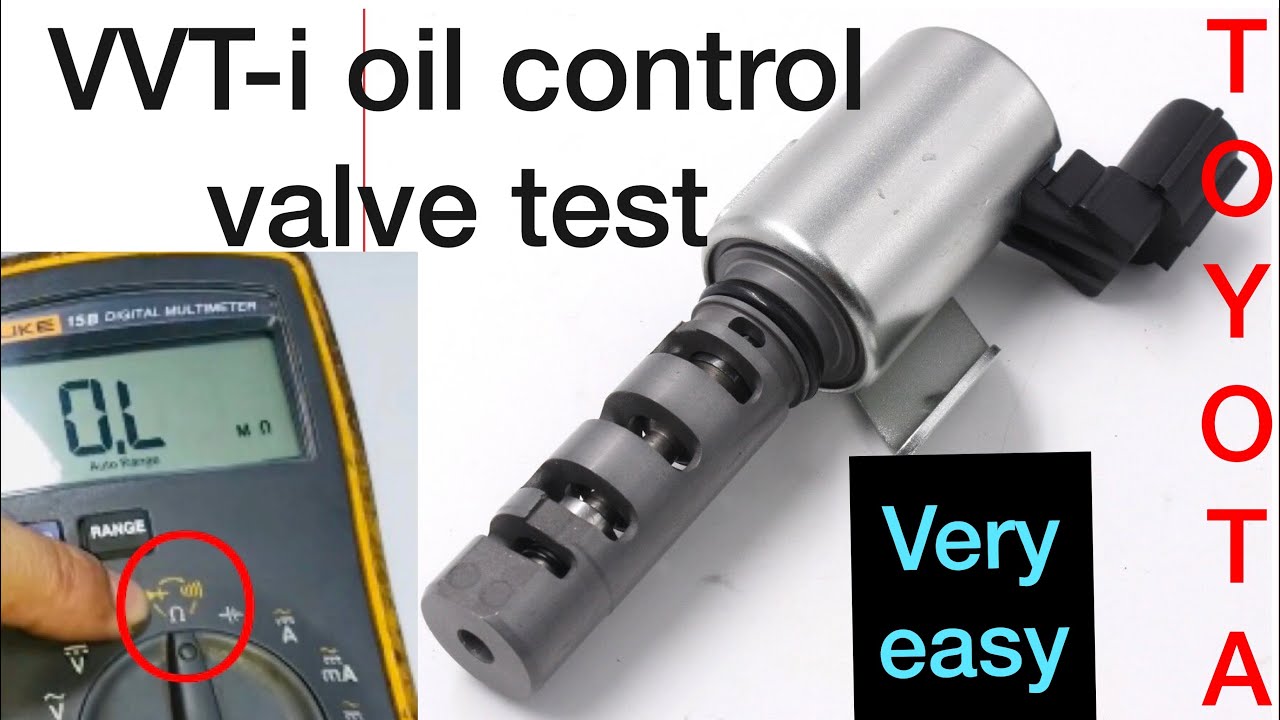 How to test camshaft timing oil control valve of toyota Camry