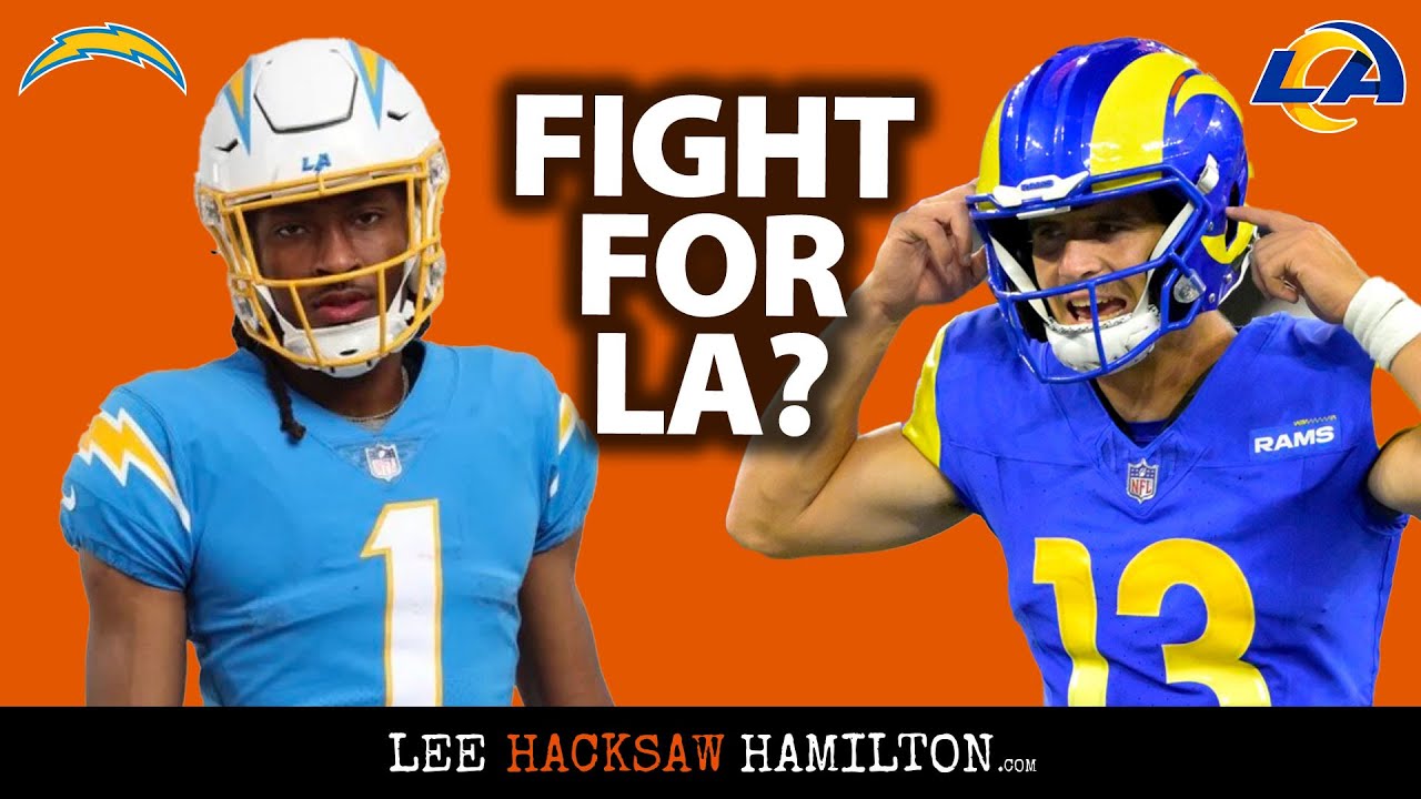Rams Chargers Fight for LA? Stetson Bennett looks good as backup QB. WR Quentin Johnston concussion.