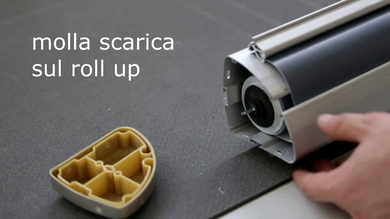 rollup con molla scarica