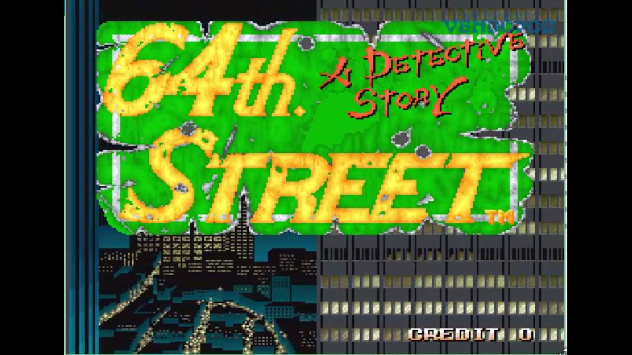 #Games 64th Street: A Detective Story 1991 Jaleco Games Arcades CoinOp Jugando Terminado