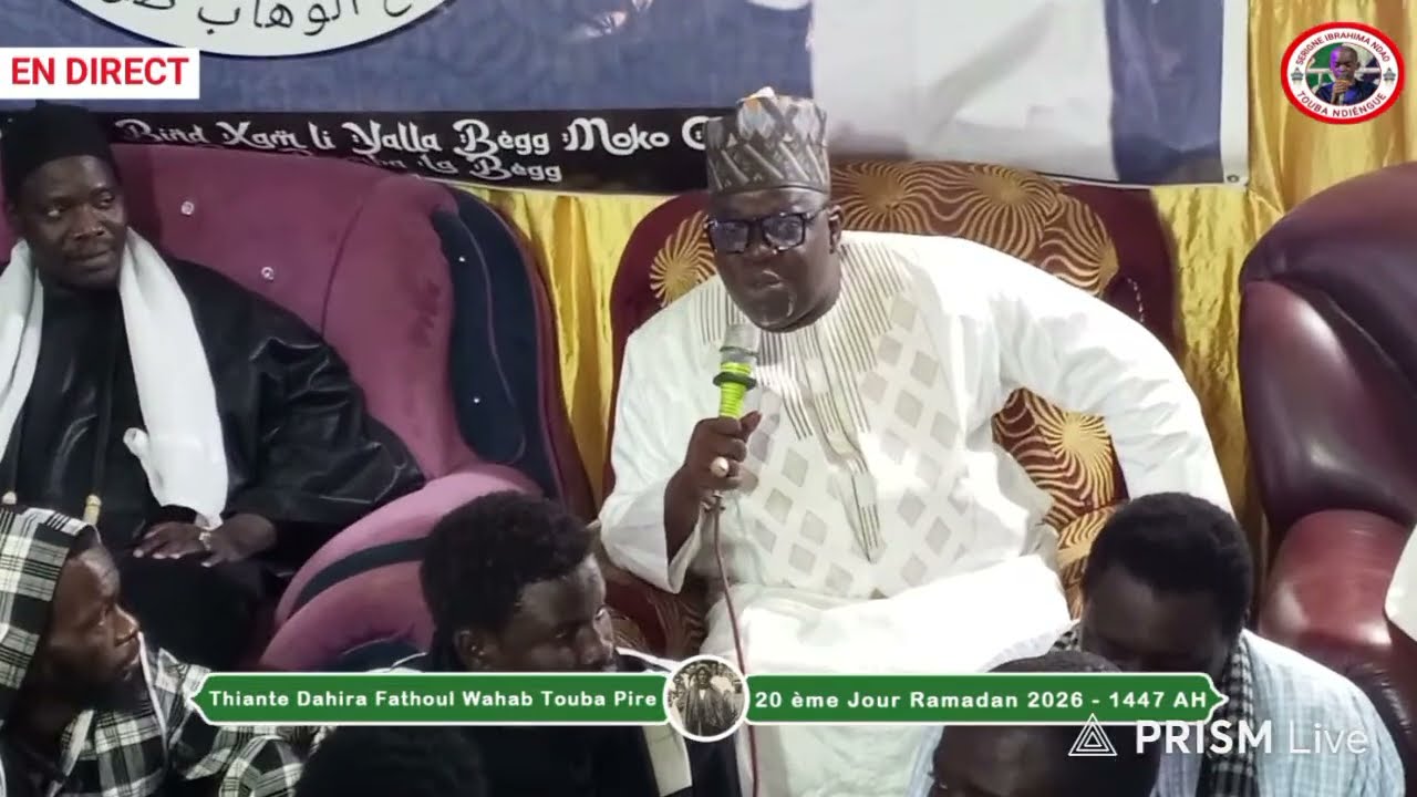 THIANTE FATHOUL WAHAB 20 JOURS DU MOIS DE RAMADAN