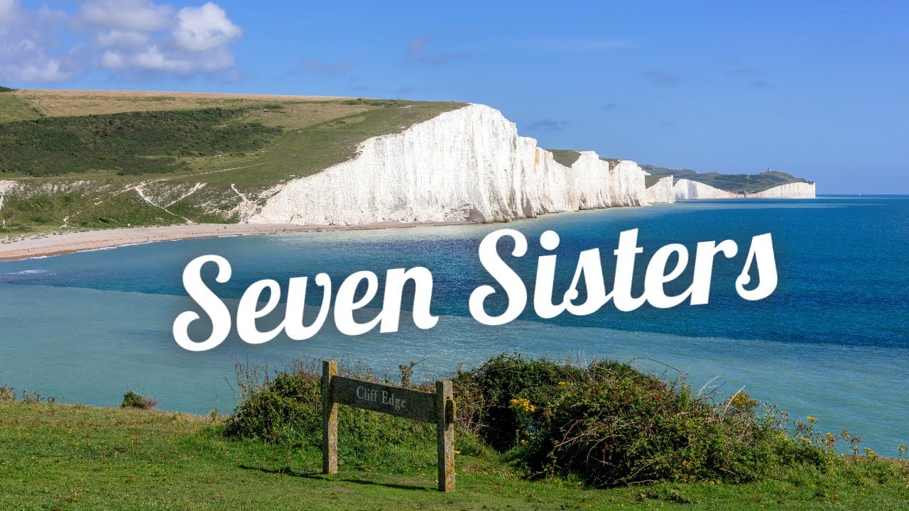 The Seven Sisters by Drone 4K: The perfect hike to explore Sussex's chalk cliffs