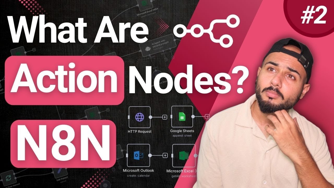 Action Nodes in n8n | n8n Tutorial series for Beginners @n8n #n8n #ai #aiautomation #workflow