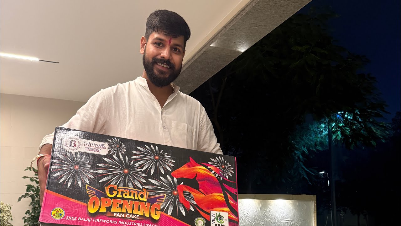 Balaji Fireworks Grand Opening 2025 | Fan Cake & Massive Skyshots!!