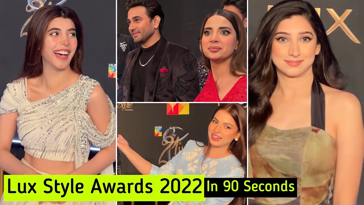 Lux Style Awards Red Carpet in 90 Seconds - Parizaad - Pawri Girl - Saboor Aly