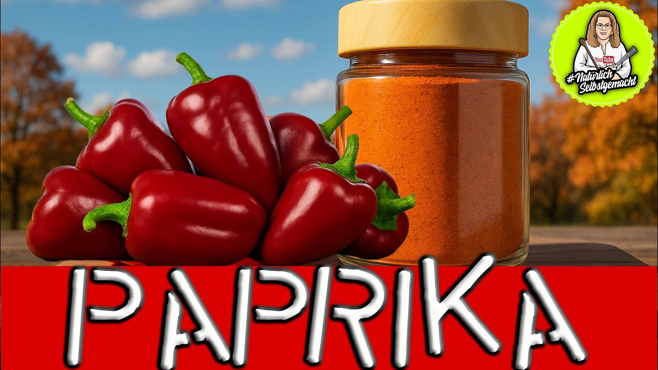 Paprika Pulver selbst hergestellten 