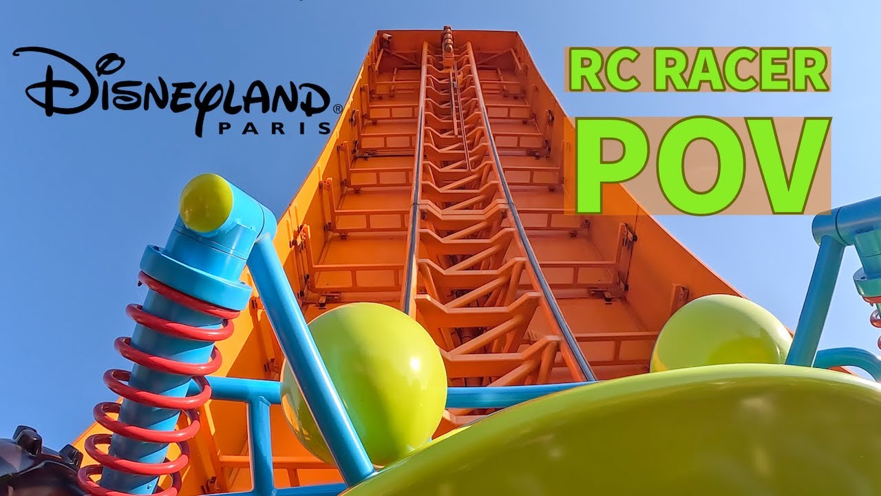 RC Racer Rollercoaster | Front Row 4K POV | Disneyland Paris