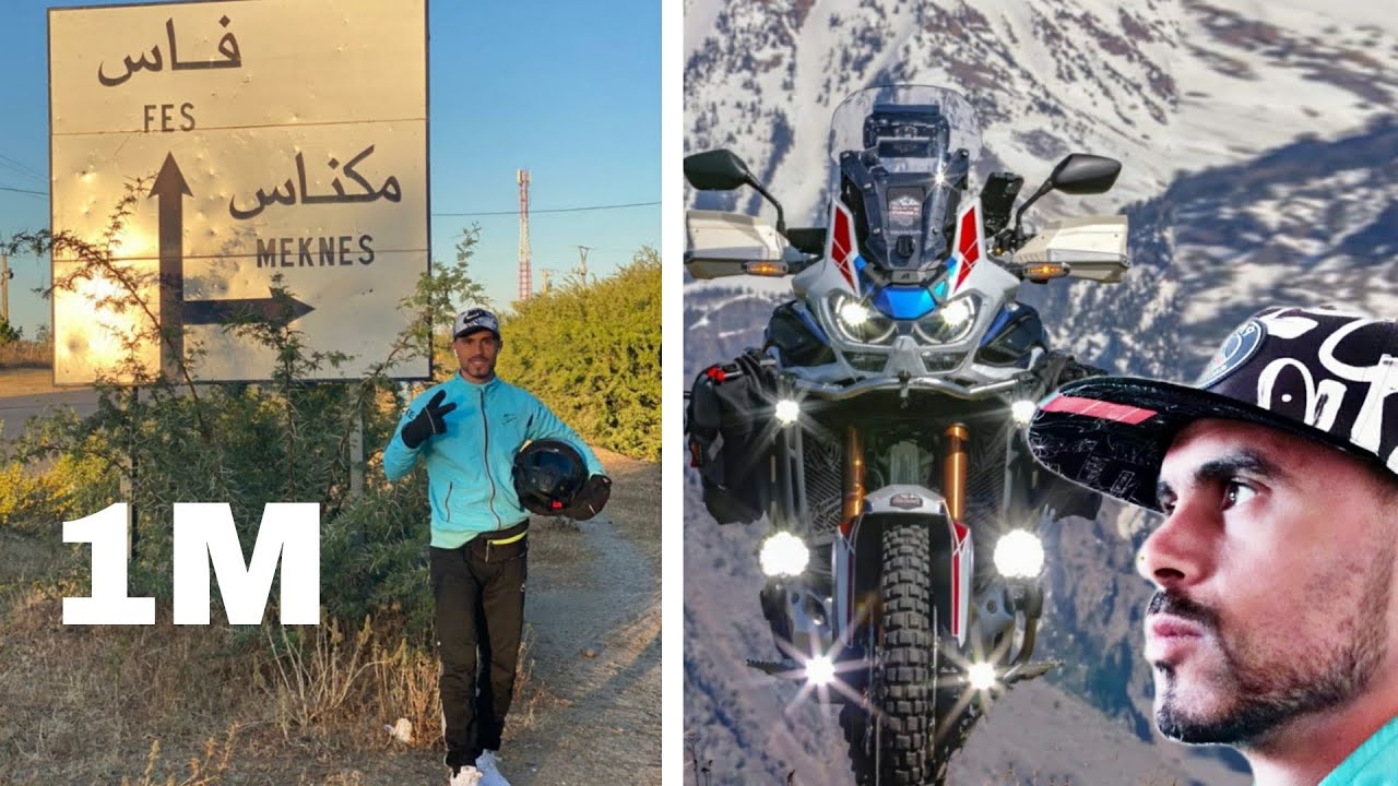 رحلة من سلا إلى سيدي قاسم في 🏍️🇲🇦🇲🇦🥰معا مهيدو