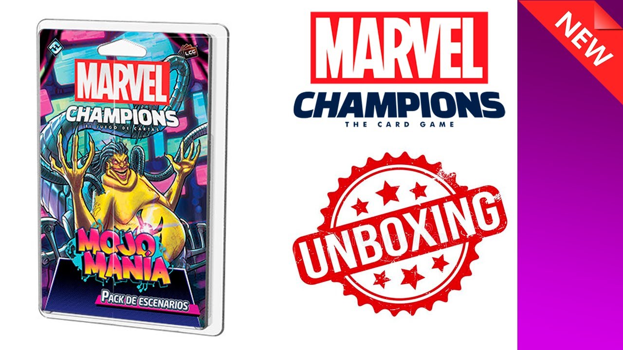 MARVEL CHAMPIONS | Unboxing de Mojo Manía!