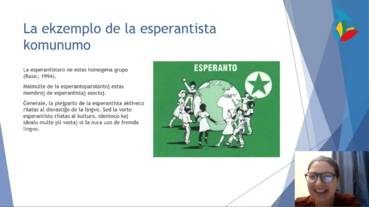 Esperantujo, ekzemplo de transnacia komunumo. Prelego de Laetitia Bert