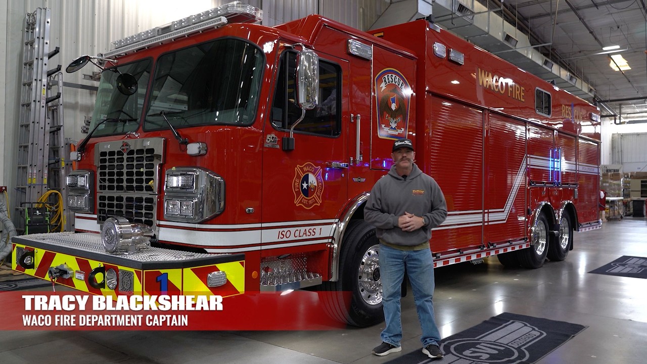 Waco Fire Department gives a Walk Around of their NEW Heavy Rescue