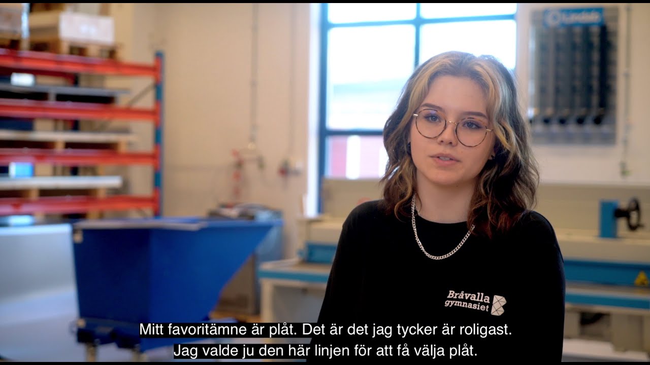 En dag på gymnasiet som plåtslagare med Elisia