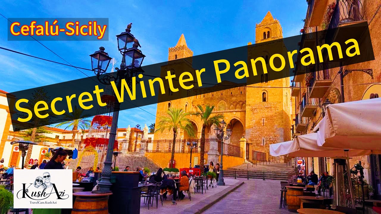 Cefalú Sicily Walking Tour | Day Trip from Palermo (4K)