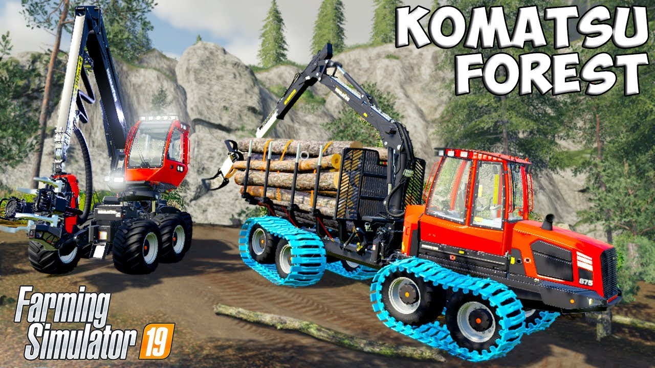 Farming Simulator 19 | KOMATSU 931XC FORESTRY & LOGGING