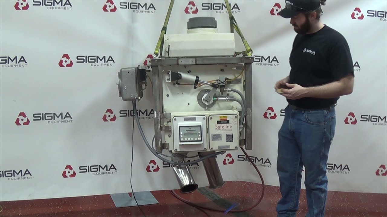 K3068 Safeline GF200 Gravity Metal Detector w Controls