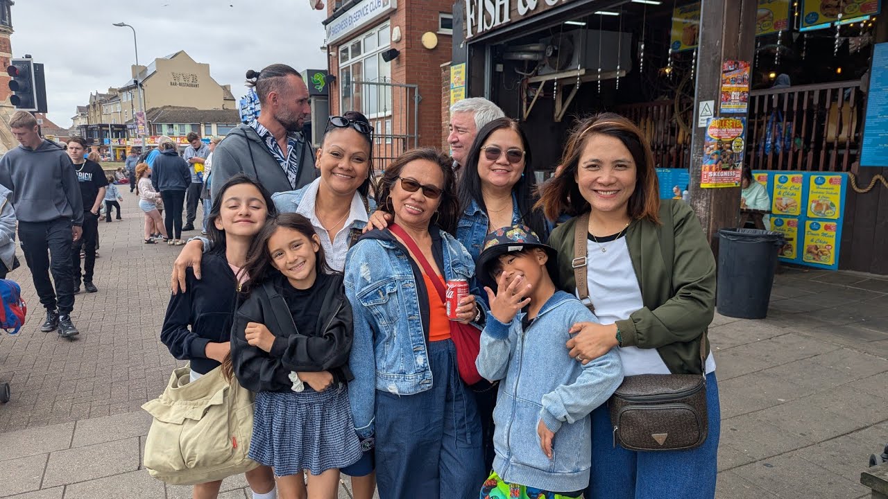 Skegness With Filipino Friends/Daming Pinoy/PinayWifeInUk/Sinwerte Ang Family Niya