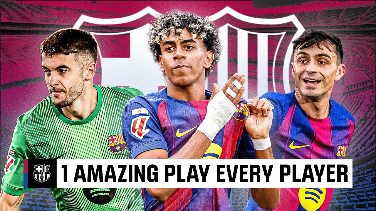 Una JUGADA INCRE&Iacute;BLE de cada jugador del FC BARCELONA ✨ | LALIGA EA SPORTS 2025/26