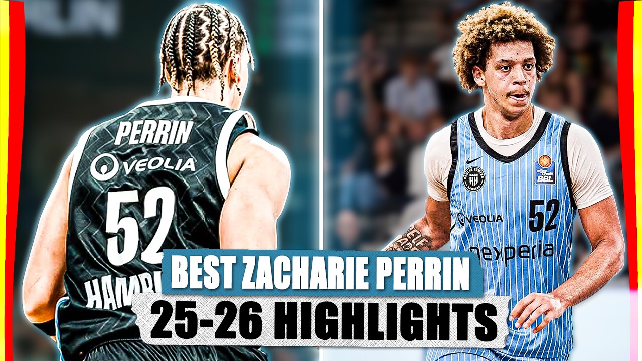 Zacharie Perrin New French EuroLeague Prospect 🔥 2025-26 EuroCup Highlights
