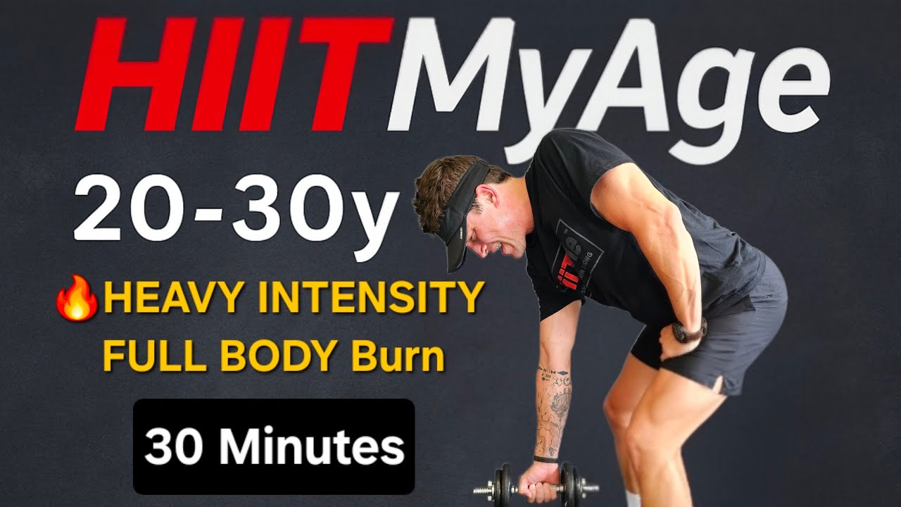 ⚫ 20–30Y • Heavy Intensity • 30 Min Full Body Burn🔥 HIIRT & HIIT Workout
